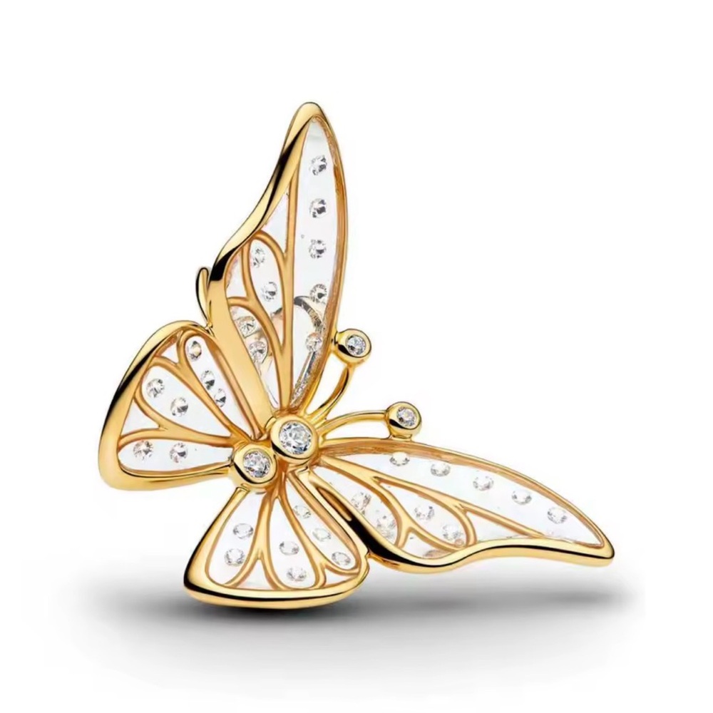 Stunning Gold Butterfly Pendant/Charm
